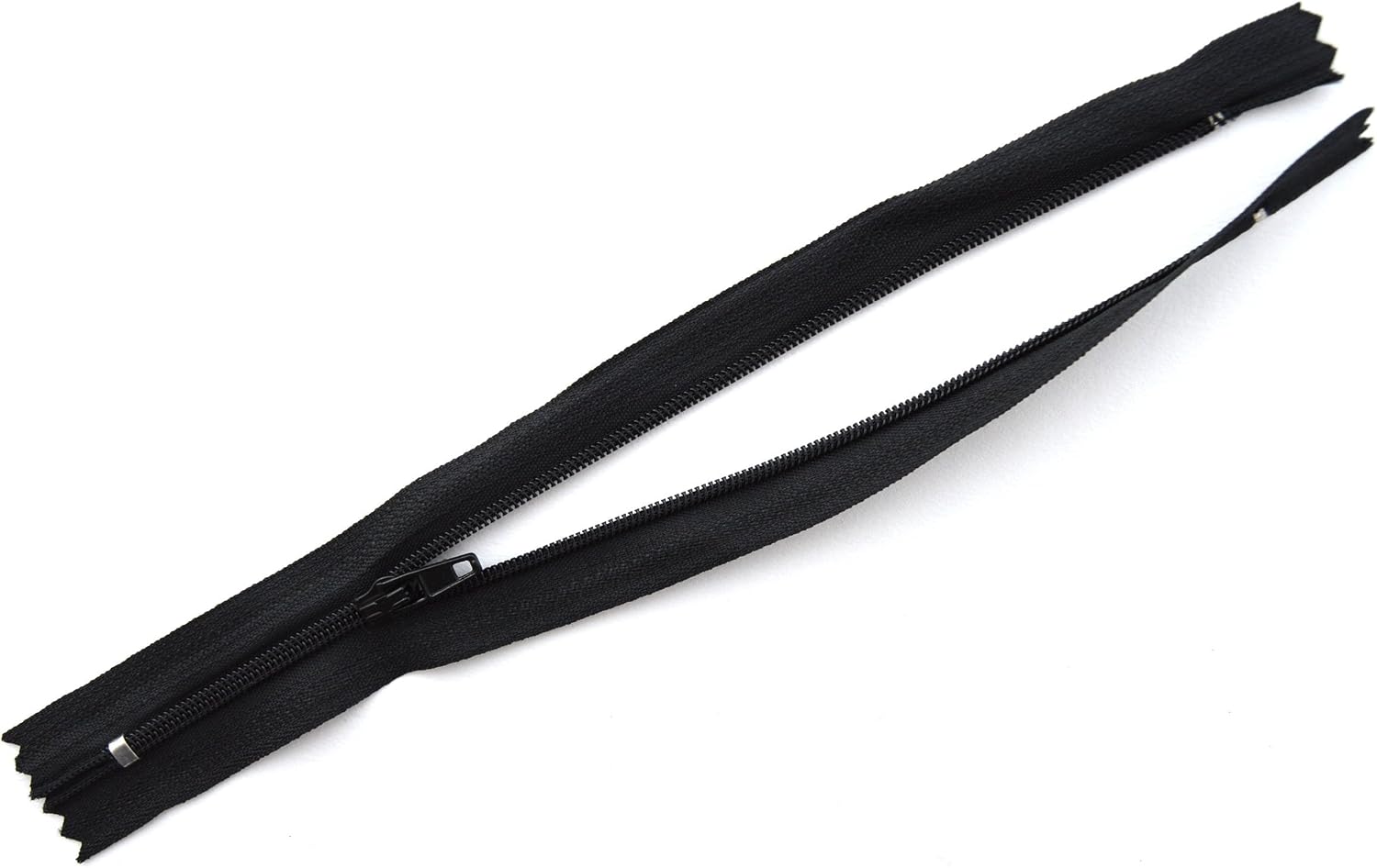 LEDUC Zip-5pc Nylon zips-Size 20cm, Black, 12x12x2 cm - Image 4