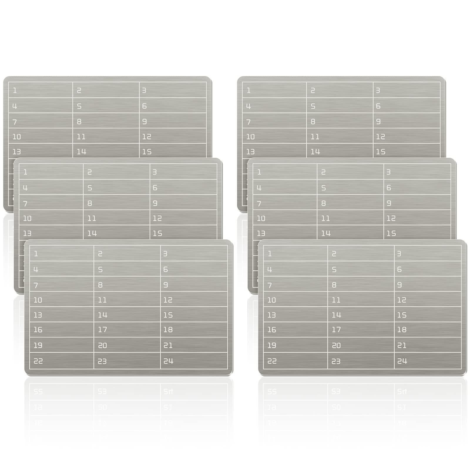 Photo 1 of 6 Plates Steel Wallet Crypto Cryptocurrency Seed Storage Crypto Wallet for Bitcoin Hardware Cold Backup