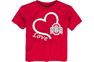 Future Tailgater Ohio State Buckeyes Officially Licensed Heart Love Baby-Toddler-Youth T-Shirt