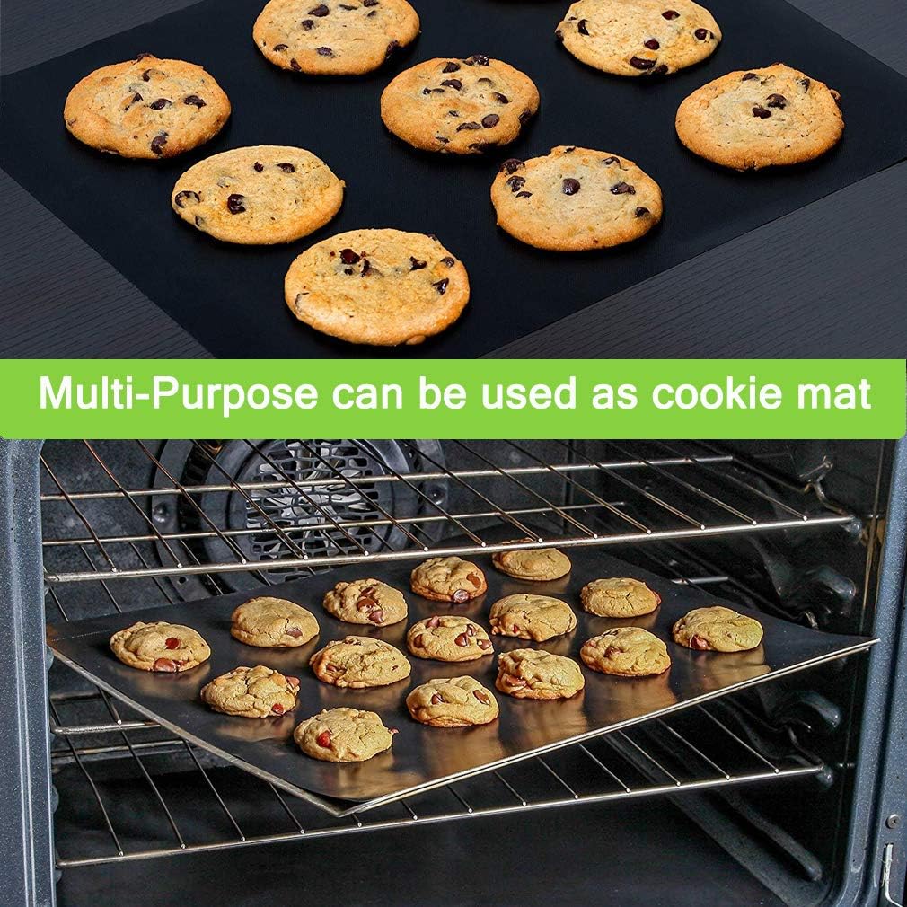 Nonstick Oven Liner for Bottom of Electric, Gas, Toaster & Microwave Ovens - 500 Degree Reusable Oven Protector Liner - Extra Thick/Heavy Duty/Easy to Clean Non stick Oven Mat Set (3) By Sunrich: Kitchen & Dining