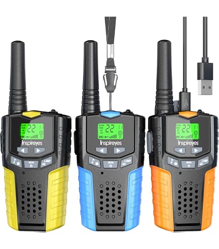 BATURU Kids Walkie Talkies - 3 Mile Range 22 Channels With Clear Sound | Drop-Proof Two Way Radios For Boys Girls Ages 3-12 Outdoor Play
