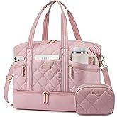 LOVEVOOK Travel Duffle Bag, Lightweight Weekender Bags for Women with Shoe Compartment,40L Puffer Gym Bag Personal Item Travel Bag,Carry On Overnight Bags and Hospital Bag for Labor and Delivery