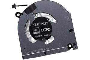 YesNOPart CPU Cooling Fan GJN2R 0GJN2R Replacement for Dell Inspiron 15 7510, 16 7610 with RTX 3050 GTX 1650 (2-Fan)