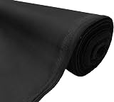 A-Express Black 20oz Heavy Duty Waterproof Canvas Tarpaulin 1m view 2