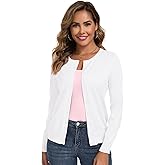 Cardigan Sweaters for Women Lightweigh Crew Neck Button Down Long Sleeve Sweaters Cardigans