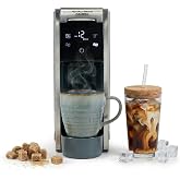 Hamilton Beach FlexBrew Advanced 4-in-1 Single Serve Coffee Maker | Hot &amp; Iced Coffee Maker | Removable 45 oz. Reservoir | Uses Pod Packs &amp; Grounds | Fast Brewing | Kitchen Makeover Blue
