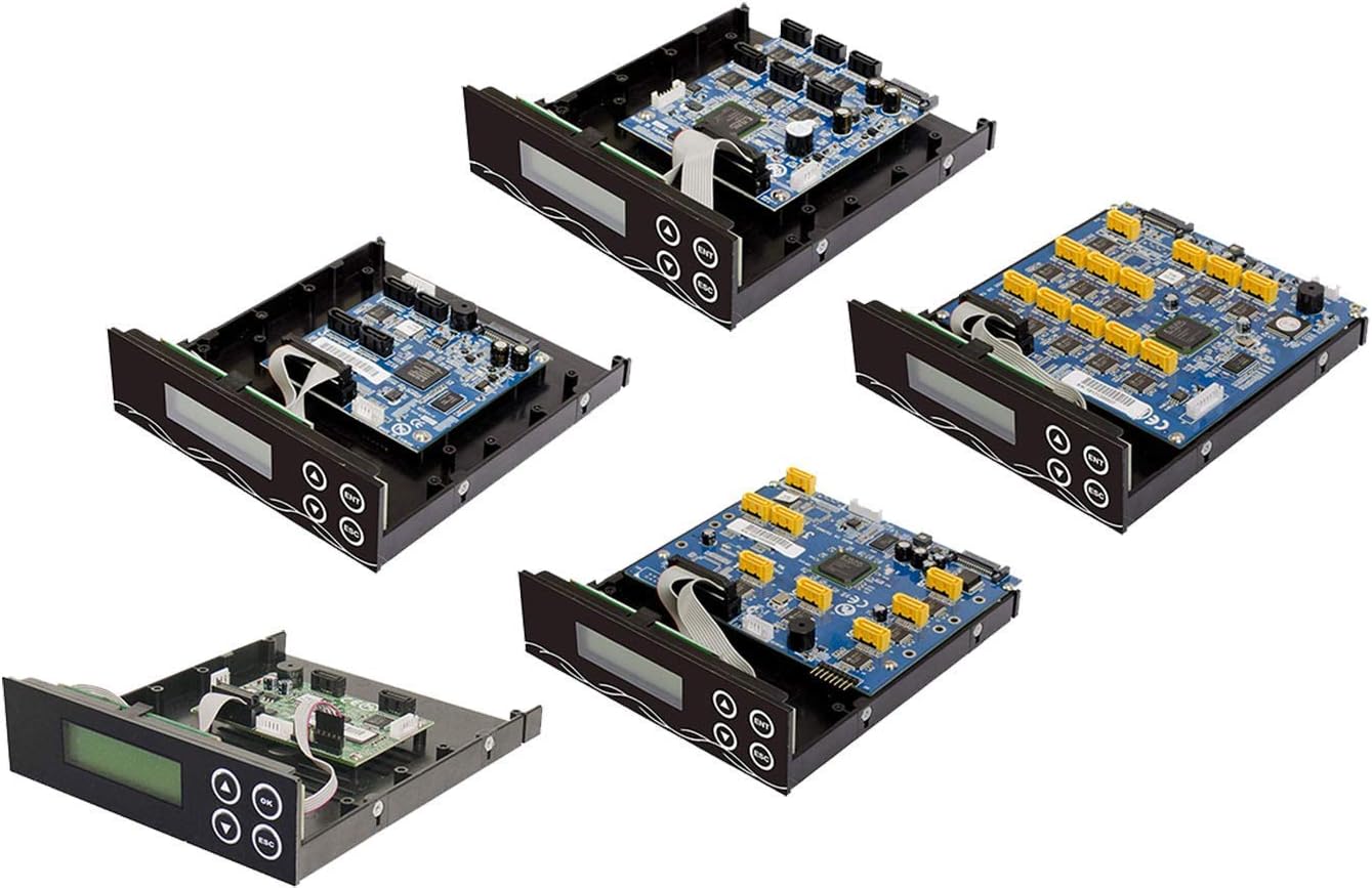 BestDuplicator Series - Sata Cd/Dvd/Blu Ray Duplicator Controller (1 To 5) Supports Lightscribe W/ 128Mb