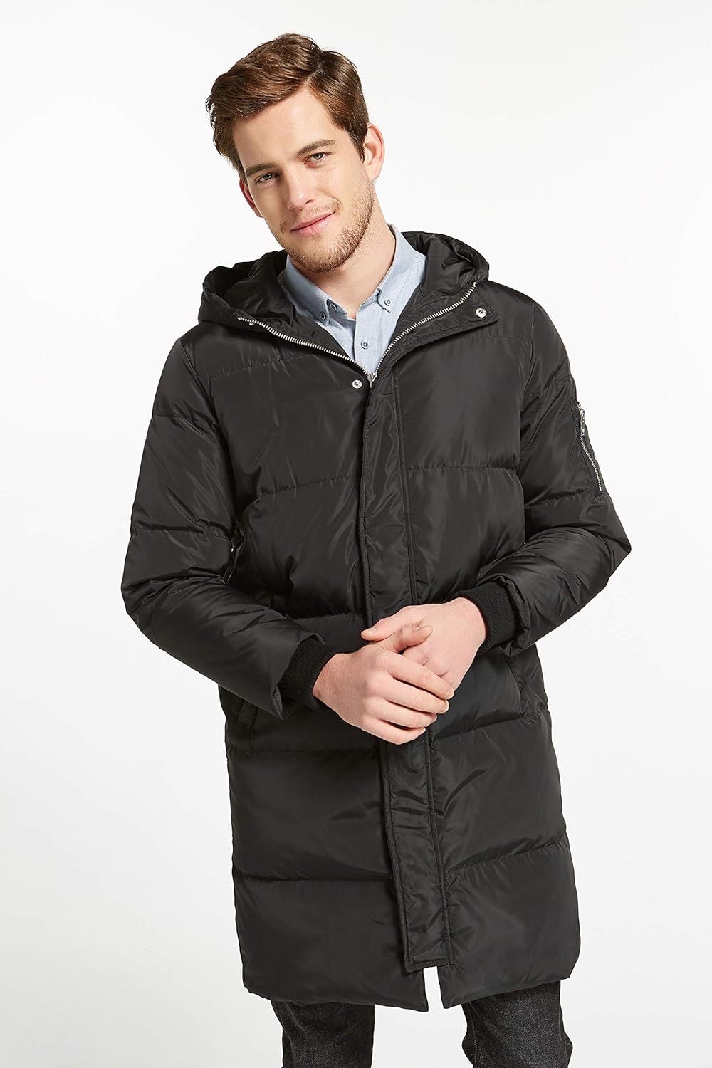 Orolay Men’s Thickened Down Jacket Winter Warm Down Coat: Clothing