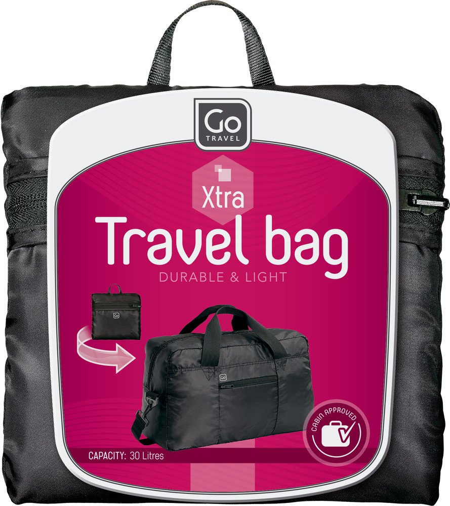 Go Travel Foldaway Overnight Lightweight Adventure Bag - Extra Large (Ref 855) (Colour May Vary)