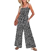 Dokotoo Jumpsuits for Women 2025 Summer Floral Rompers Overalls with Pockets