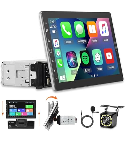 Amazon.com: Hikity 10.1 Inch Single Din Car Stereo with Carplay