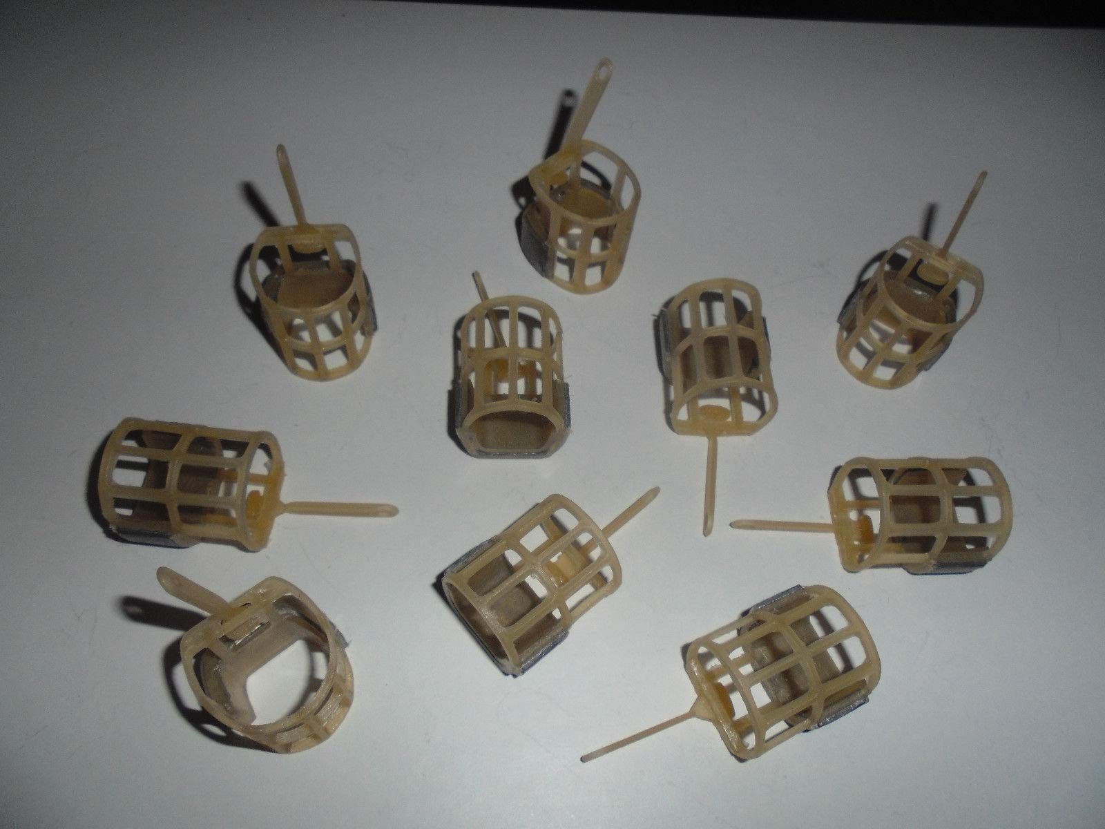 10 x Open ended Cage Swim Feeders - 25g. Carp/coarse fishing