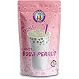 LYCHEE Flavor Boba Tea Tapioca Pearls Ready in 5 Minutes by Buddha Bubbles Boba