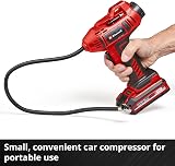 Einhell 18V Cordless Tyre Inflator Air Compressor 11 bar Auto Shut-Off Solo view 6