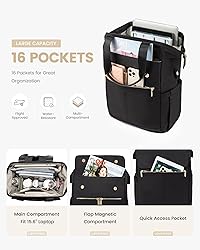 LOVEVOOK 17.3 Inch Laptop Backpack for Women, Large