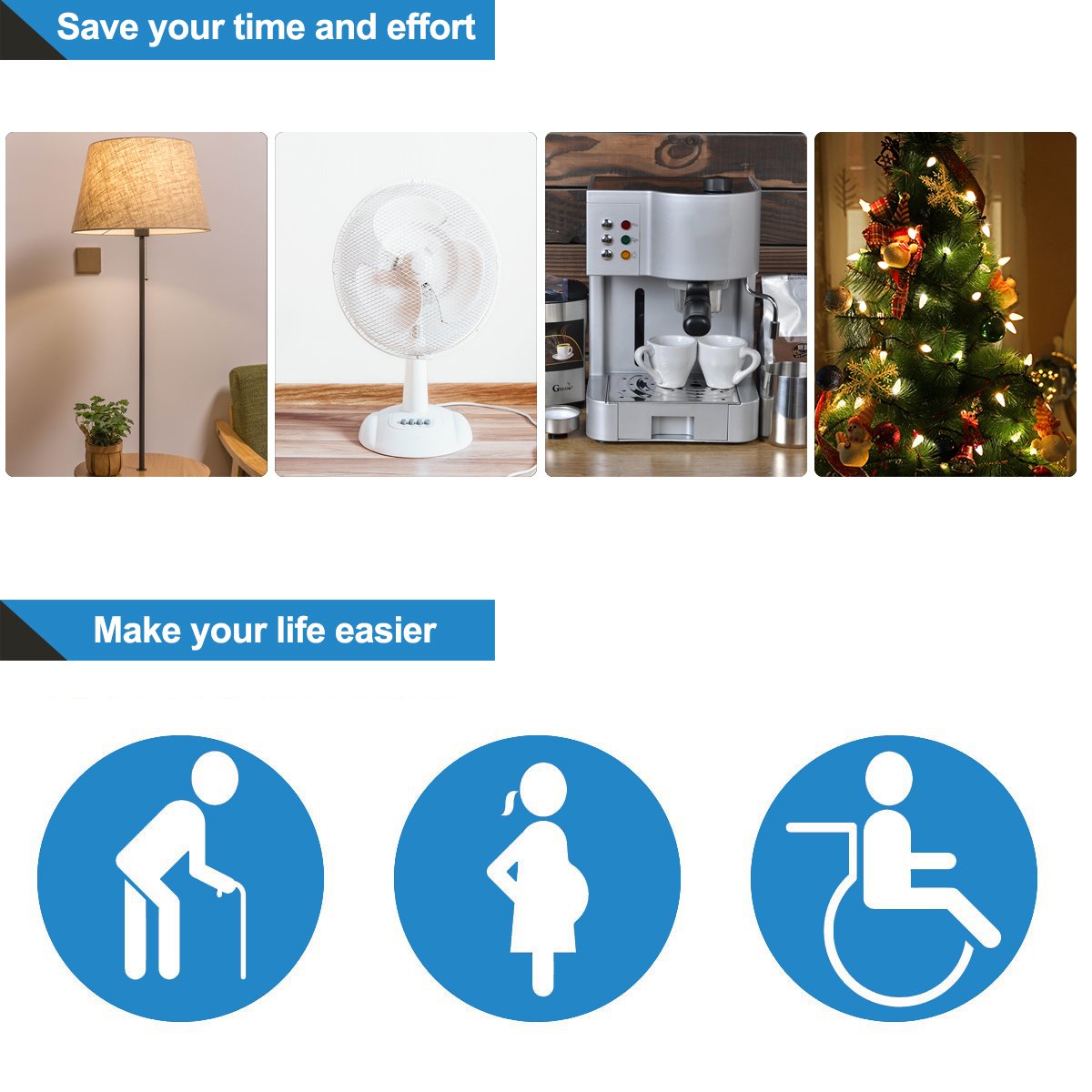 DEWENWILS Indoor Remote Control Outlet, Expandable Remote Light Switch Kit, Wireless On Off Power Switch, 100ft RF Range, Compact Design, White: Industrial & Scientific