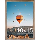 JCJMY 10x15 Picture Frame Rustic Brown for Wall