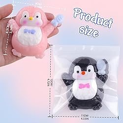 Anboor Penguins Squishies Toys 2 Pack - 3" Cute