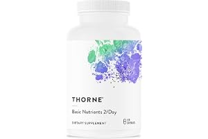 THORNE Basic Nutrients 2/Day, Vitamin & Mineral Formula, 120 Capsules | Comprehensive Daily Multi-Vitamin with Optimal Bioavailability, Gluten, Dairy & Soy-Free, NSF Contents Certified