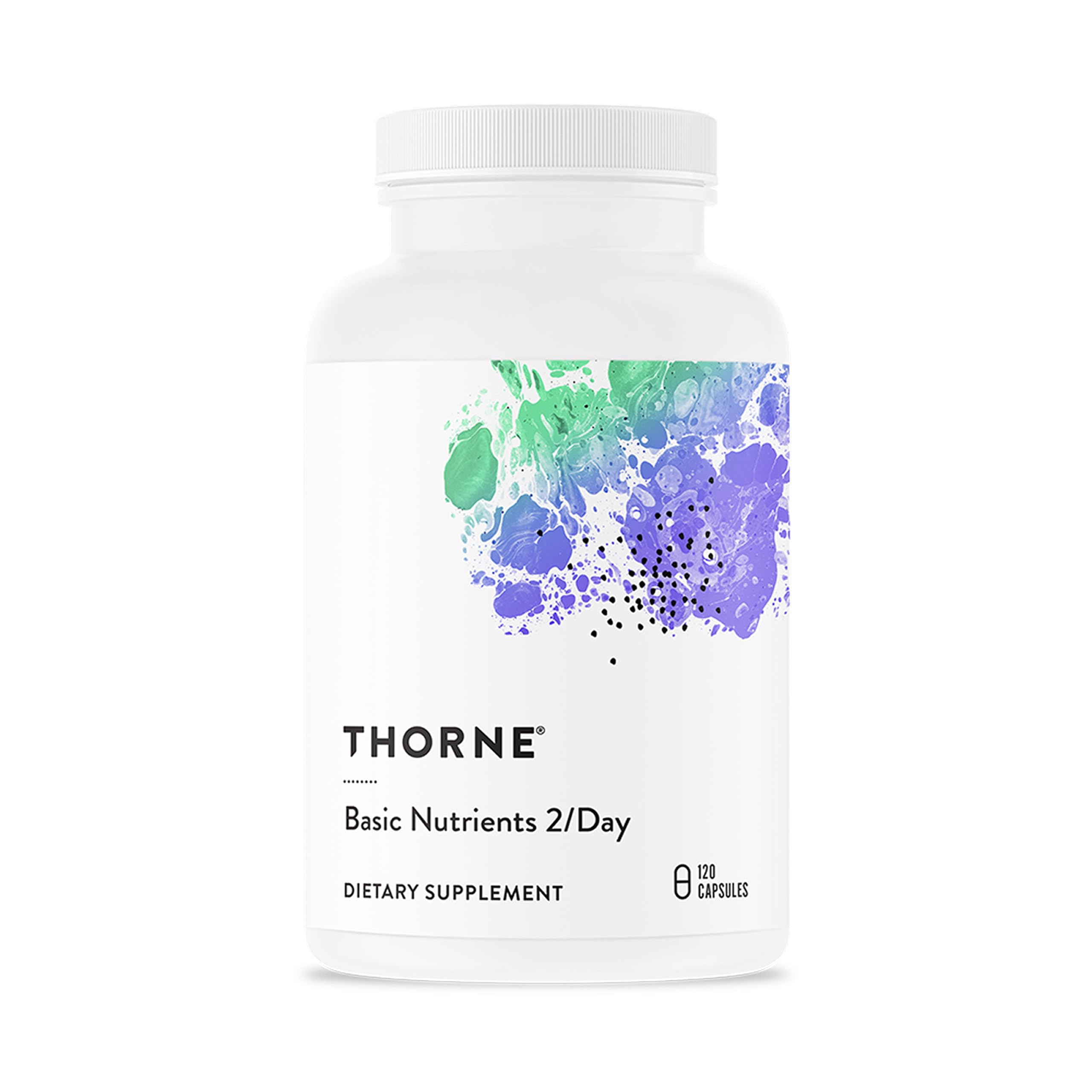 THORNE Basic Nutrients 2/Day, Vitamin & Mineral Formula, 120 Capsules