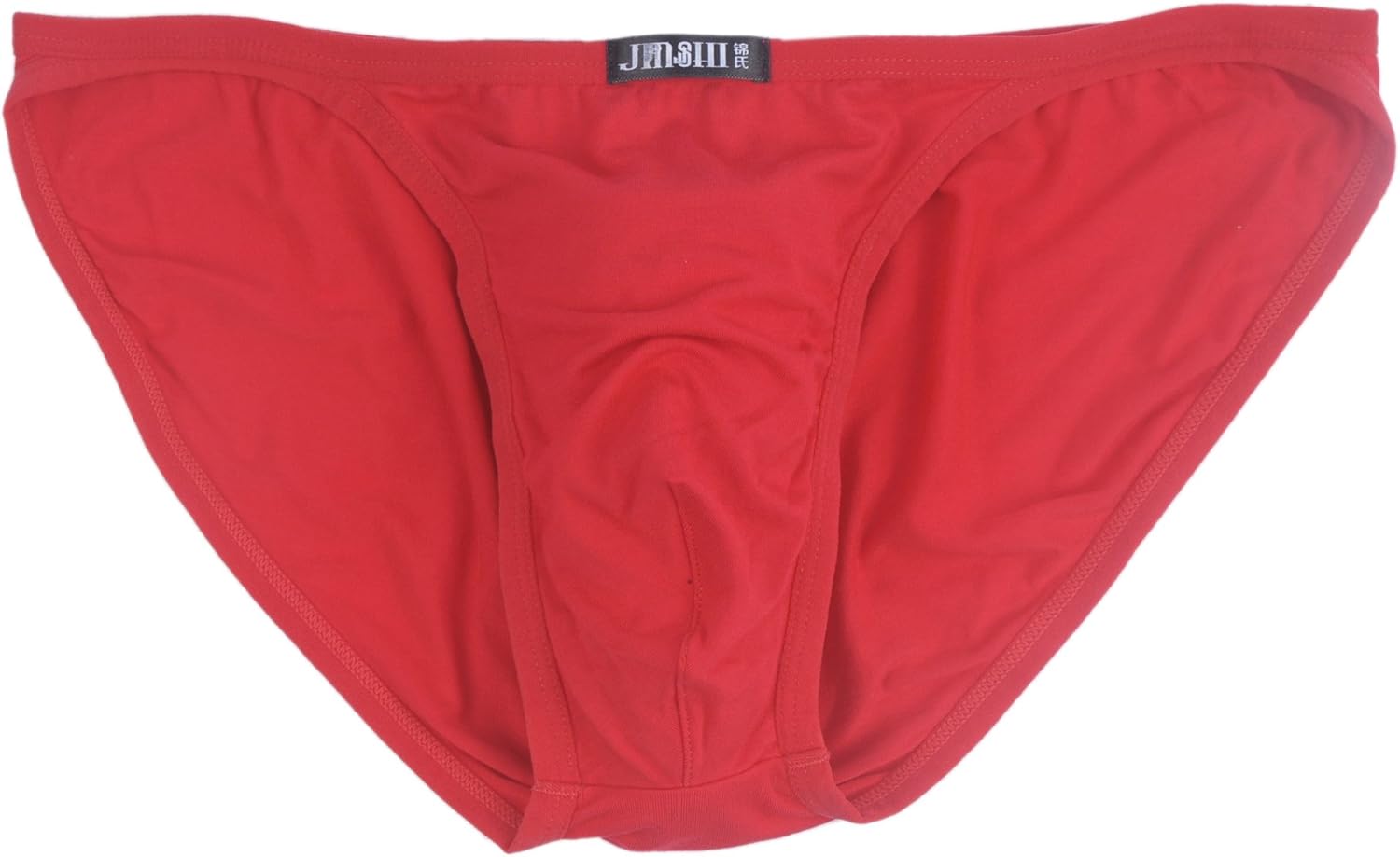 JINSHI Men's Bamboo Fiber Sexy Bikini Briefs L Red Amazon.co.uk Clothing