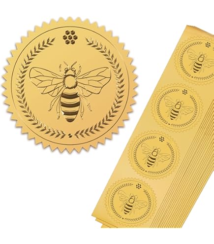 Sticker goudfolie hartje 44 mm | 20 stuks