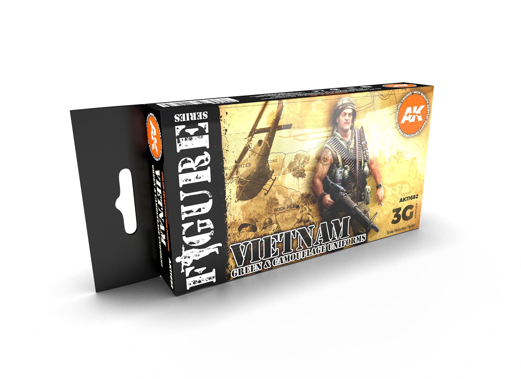 AK Interactive Set - Vietnam Green and CAMO Colors