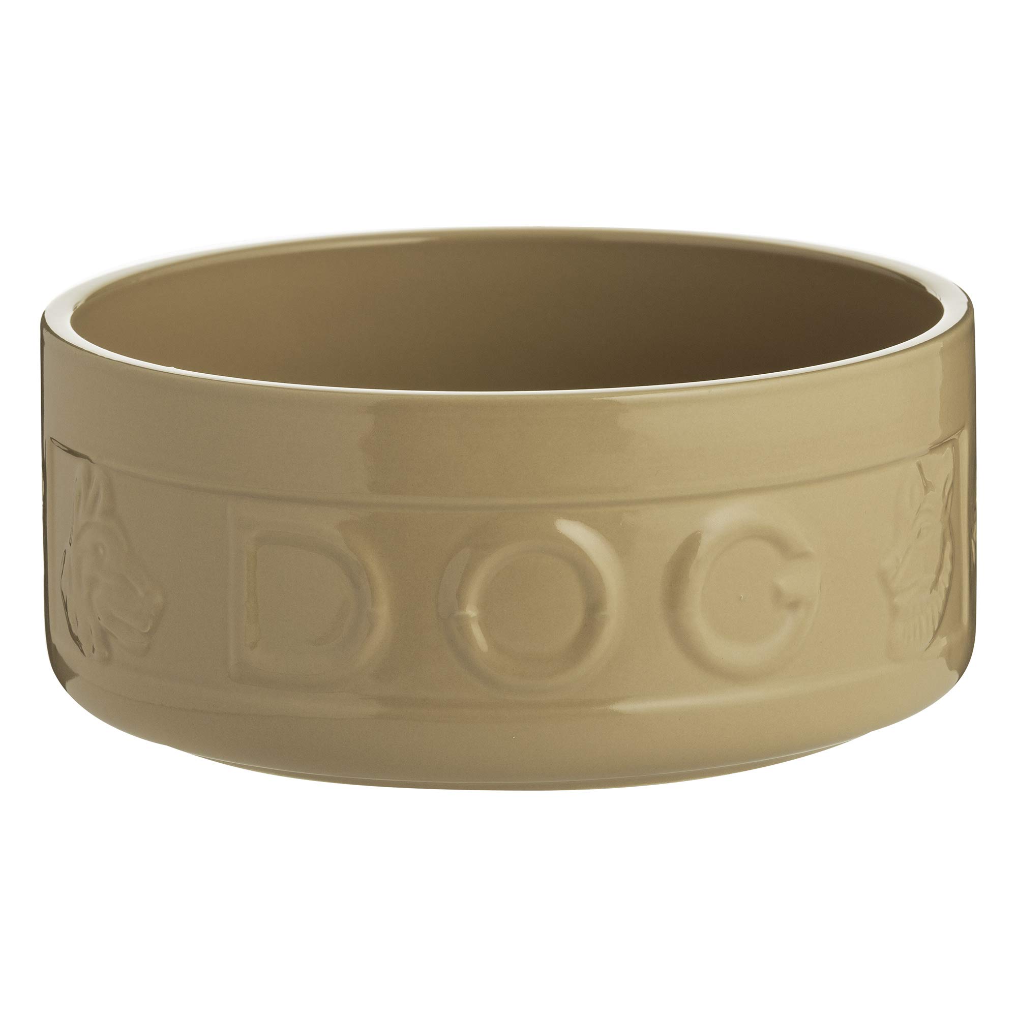 Mason Cash Cane Dog Bowl 20cm Large Stoneware Pet Bowl, 1.6 Litre Capacity, Classic Design, Dishwasher & Microwave Safe, Ideal for Food and Water