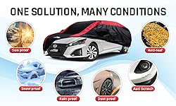 Altima Car Cover Waterproof All Weather with Red