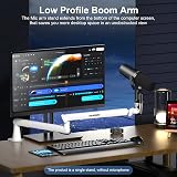 Aokeo AK-55 Microphone Arm Desk Low Profile Adjustable Boom Arm view 2