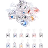 Beadthoven 24Pcs Resin Goldfish Charms Transparent Fish Bag Big Pendant Ocean Animal Dangle Charms Hanging Ornaments for DIY Crafts Earrings Necklace Keychains Jewelry Making Supplies Women