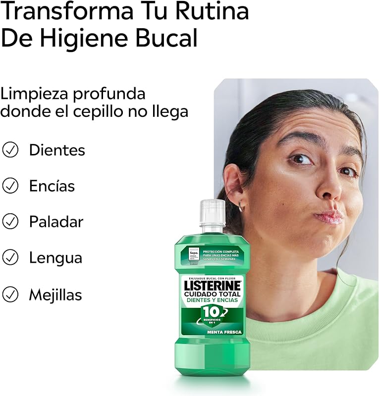 Cuidado Total Protección Dientes y Encías Enjuague Bucal 4x750 ml — foto 6 de 8