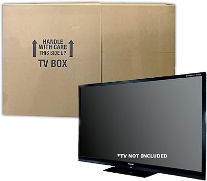 Amazon Uboxes 32 70インチ薄型テレビ梱包用ダンボール サイズ調整可能 Lcd Led プラズマ テレビ壁掛け用部品