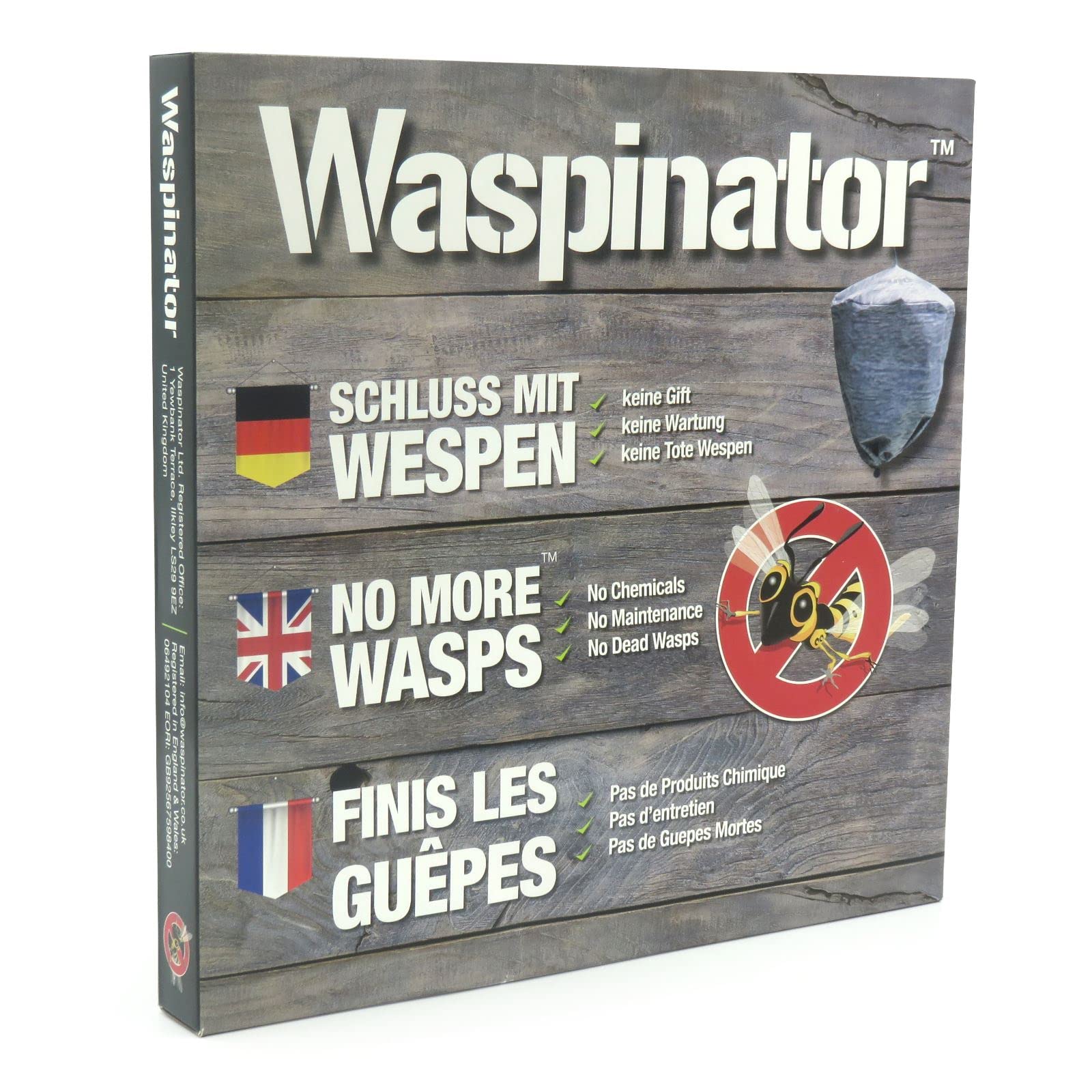 Waspinator Original No More Wasp Chemical Free Twin Pack