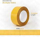 WINSOME Double Sided Carpet Tape 50mm x 25m Heavy Duty Anti-Slip Rug Tape view 2