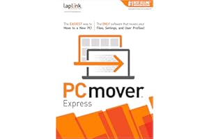 Laplink PCmover Express | Instant Download | Single Use License | Moves Files, and Settings to Your New PC