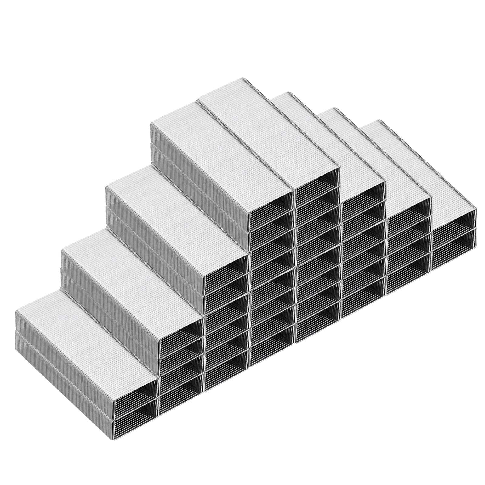 PATIKIL Staples for Stapler, 8 Pack(1000Pcs Staples Per Pack) #10 Mini 3/16 Inch Length Staples Jam Free for Home Office Supplies, Silver