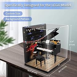 PIPART Acrylic Display Case for Lego 21323 Grand