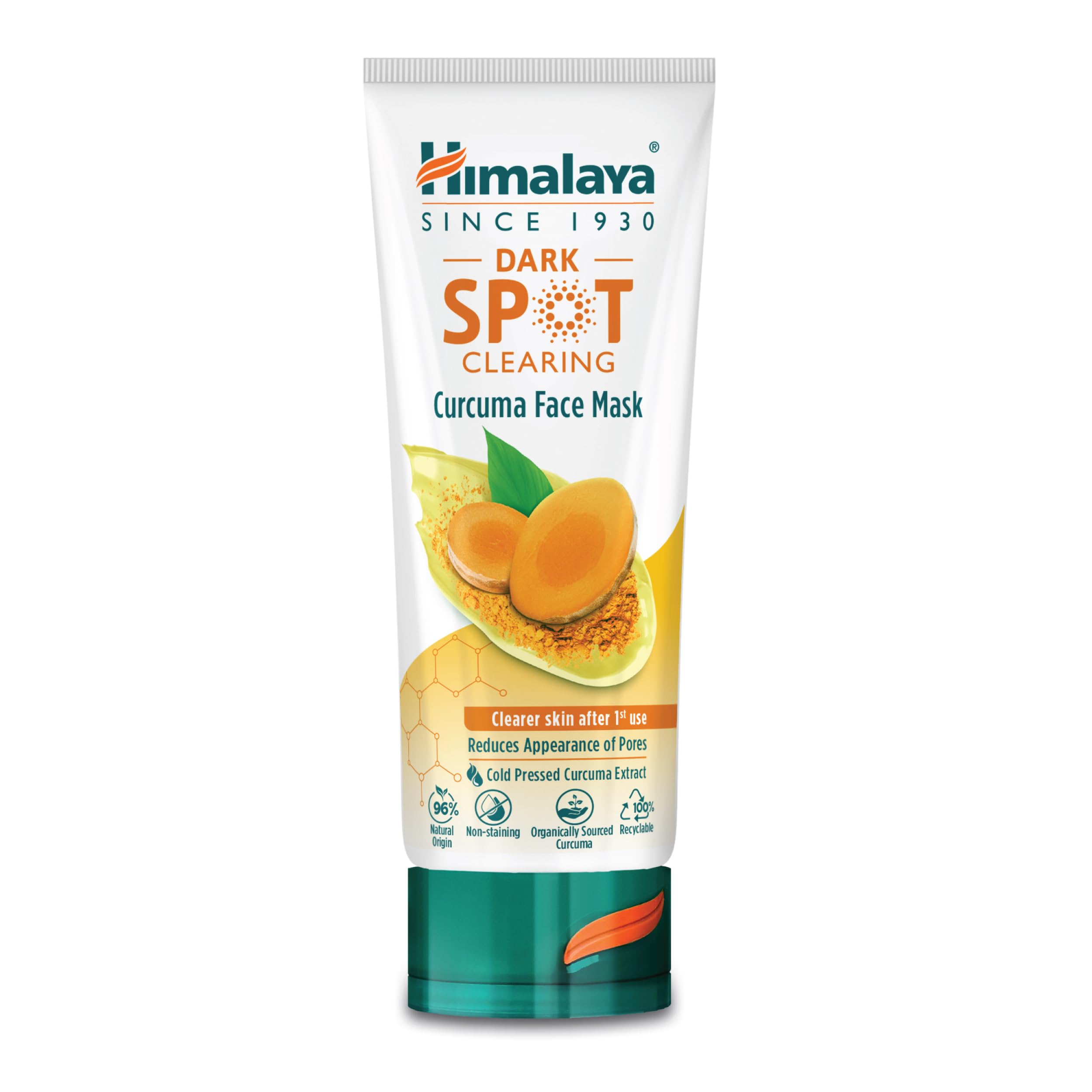 Himalaya Dark Spot Clearing Turmeric Mask |Visibly Reduces Dark Spots & Appearance of Pores – 75ml — image 1