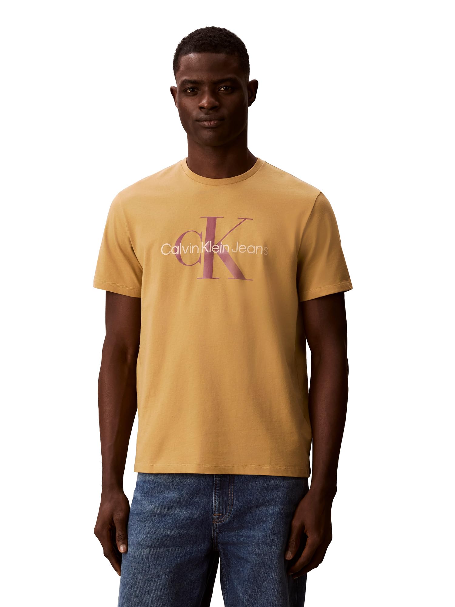 Calvin Klein Men’s Monogram Logo Crewneck T-Shirt