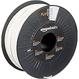 Amazon Basics PLA 3D Printer Filament, 2.85mm, White, 1 kg Spool