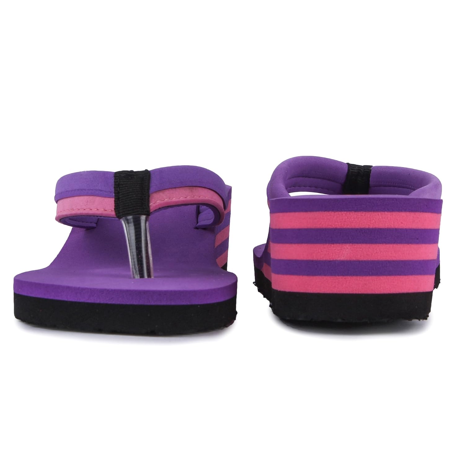 pkkart purple high heel comfort flipflop