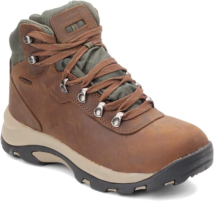 hi tec wide fit walking shoes