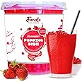 Fanale Strawberry Popping Boba Pearls, Vegan, Non GMO, Gluten Free, Fat Free, Perfect for Bubble Tea, Smoothies, Ice Cream, Desserts, and Beverages.