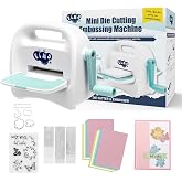 Portable Mini Die Cutting Machine,3 inch Opening,Manual Foldable Die Cut and Embossing Machine Including Accessories for Children,Starters Scrapbooking,Cardmaking,Paper Craft