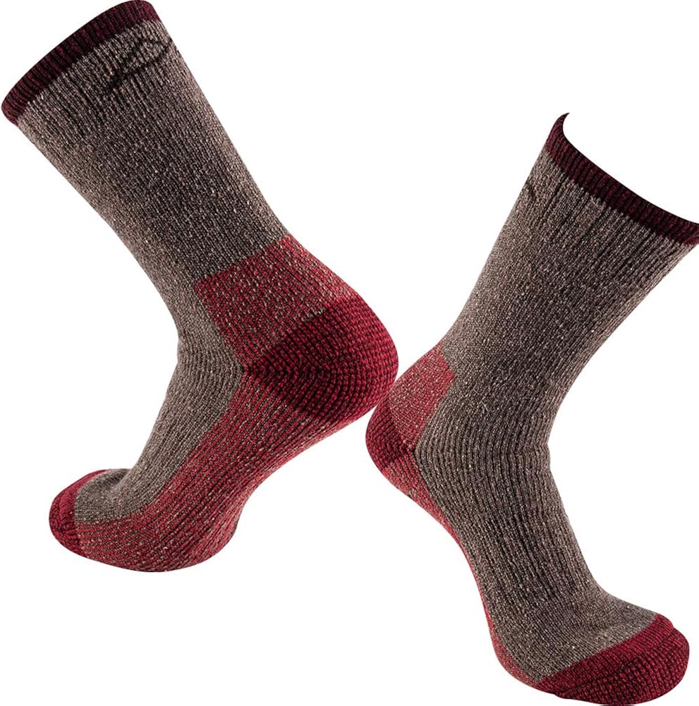 KAVANYISO Men's Thermal Merino Wool Hiking Socks Breathable Athletic Crew Thicken: Clothing
