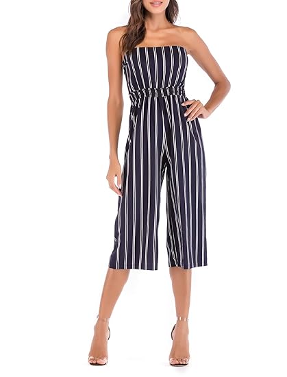 navy blue off shoulder jumpsuit