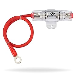 InstallGear 8 Gauge AWG 1ft Power Wire with 100 AGU