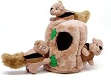 Outward Hound Squirrel Dog Toy Plush Hide & Seek Large