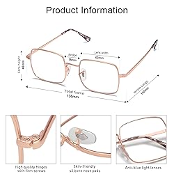SOJOS Blue Light Blocking Glasses Women Small